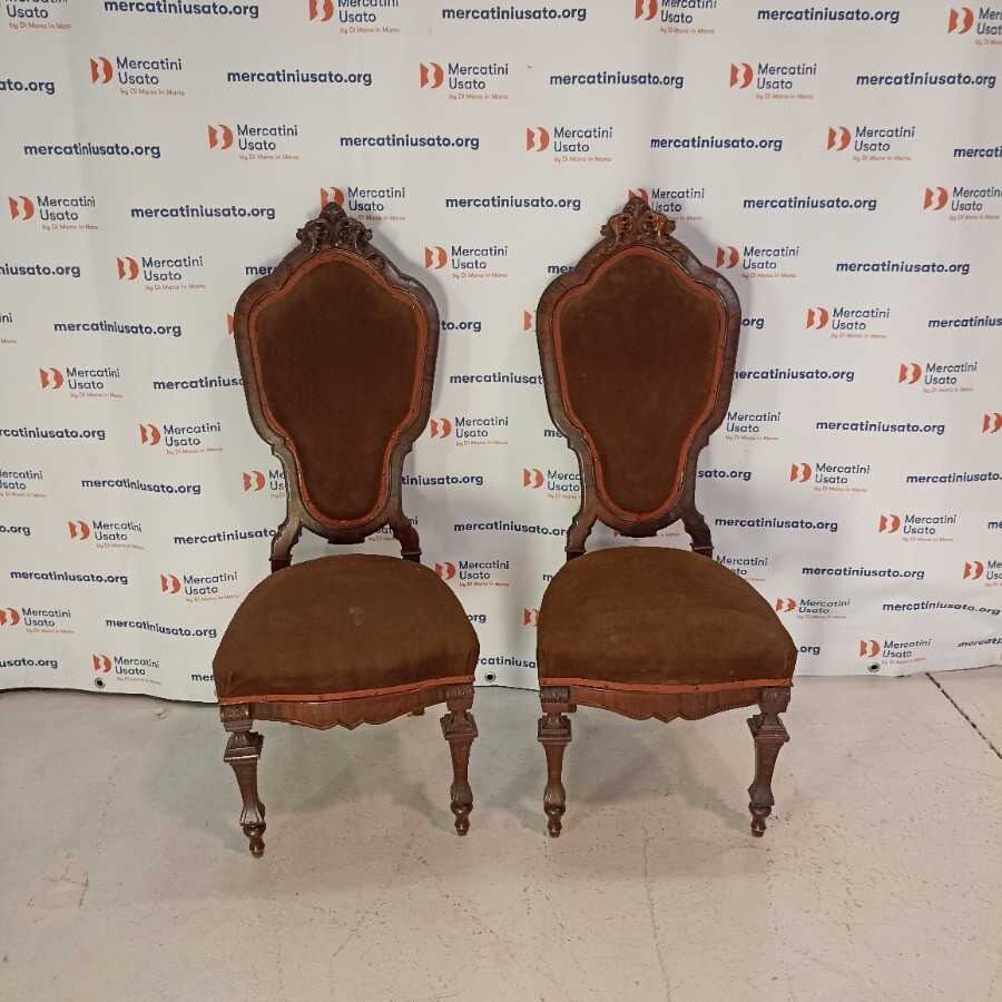 Coppia di Sedie da Camera prima metà 900 - immagine 2