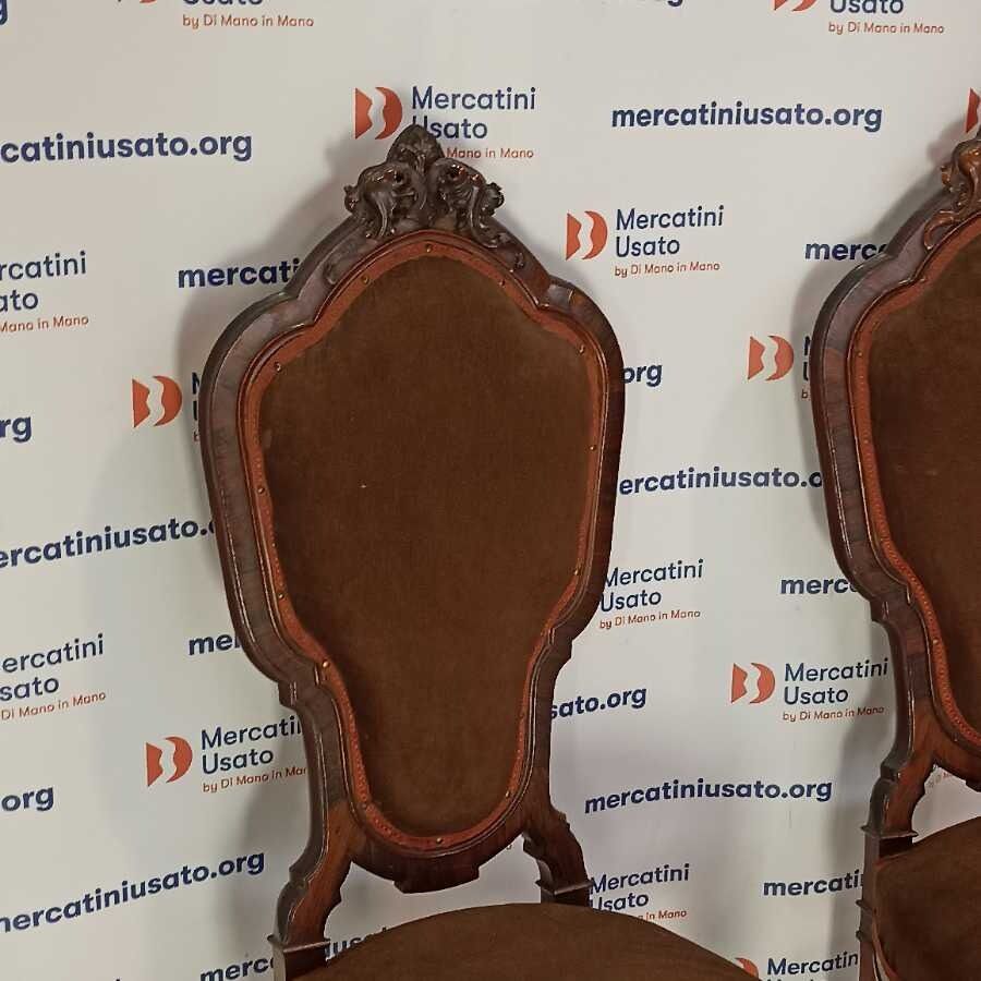 Coppia di Sedie da Camera prima metà 900 - immagine 3