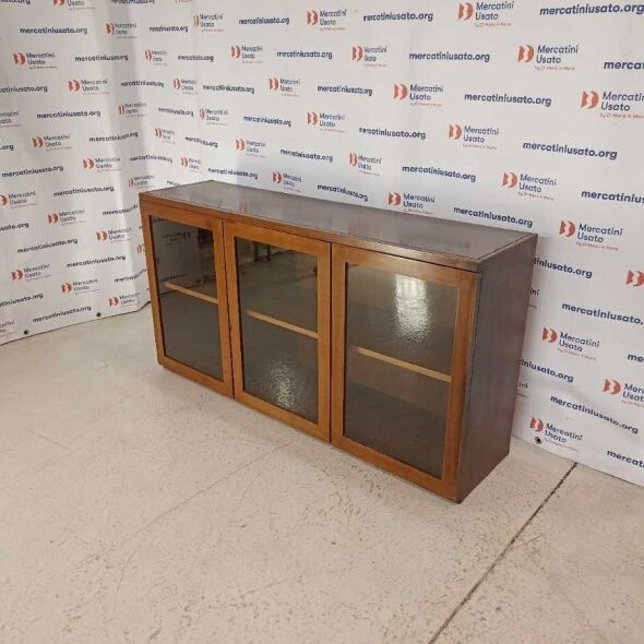 Vetrina Vintage in legno impiallacciato