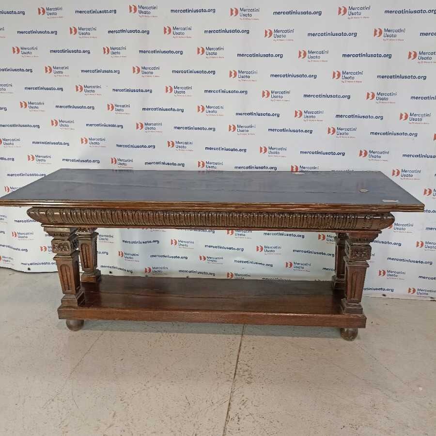 Grande Tavolo da lavoro stile Neogotico - immagine 2