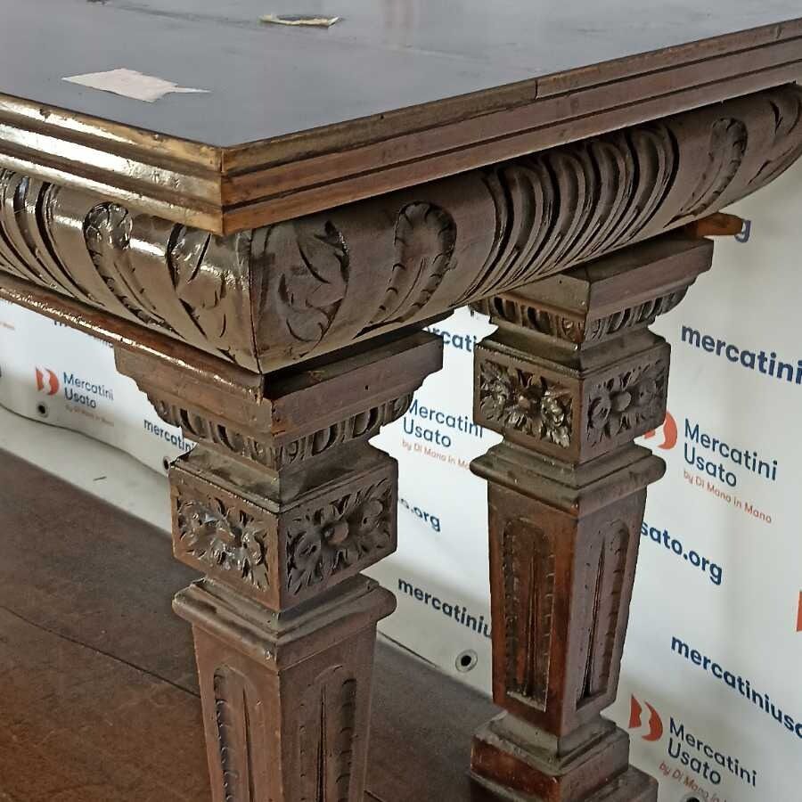 Grande Tavolo da lavoro stile Neogotico - immagine 6