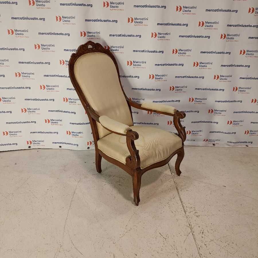 Poltrona Antica stile Luigi Filippo