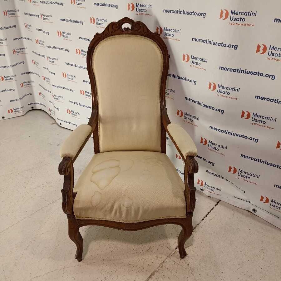 Poltrona Antica stile Luigi Filippo - immagine 2