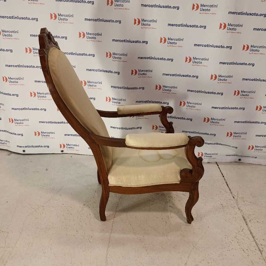 Poltrona Antica stile Luigi Filippo - immagine 4