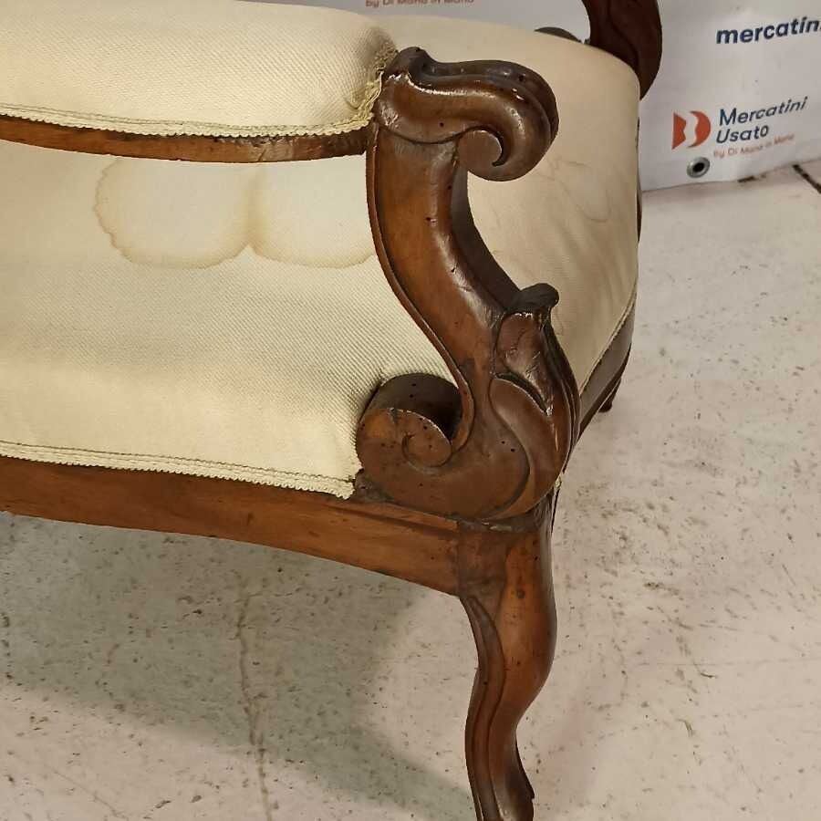 Poltrona Antica stile Luigi Filippo - immagine 5