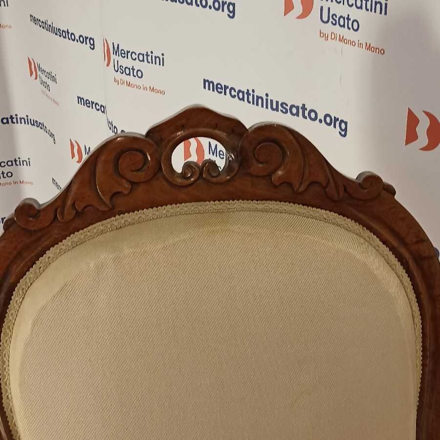 Poltrona Antica stile Luigi Filippo - immagine 6