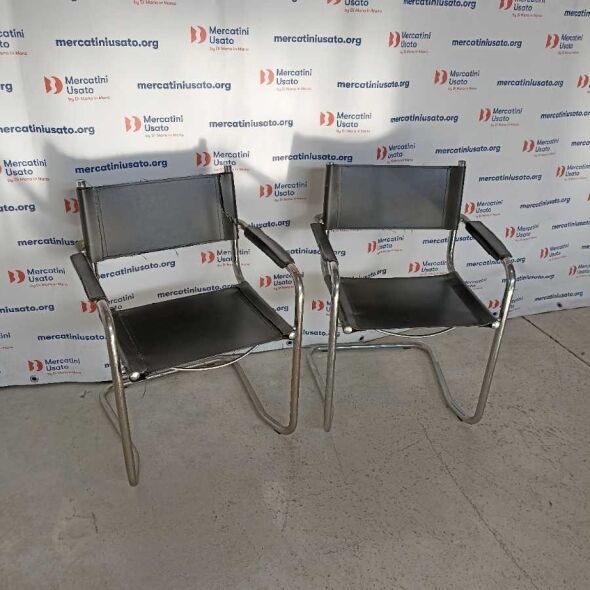 Coppia di Sedie stile Mart Stam