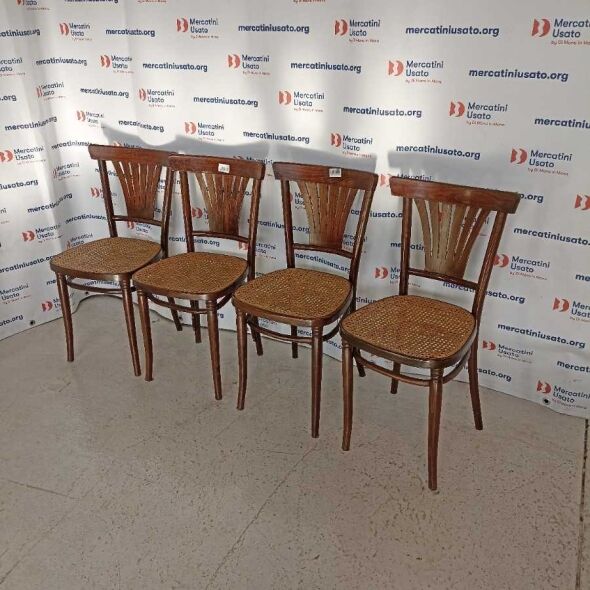 4 Sedie da osteria in stile Thonet