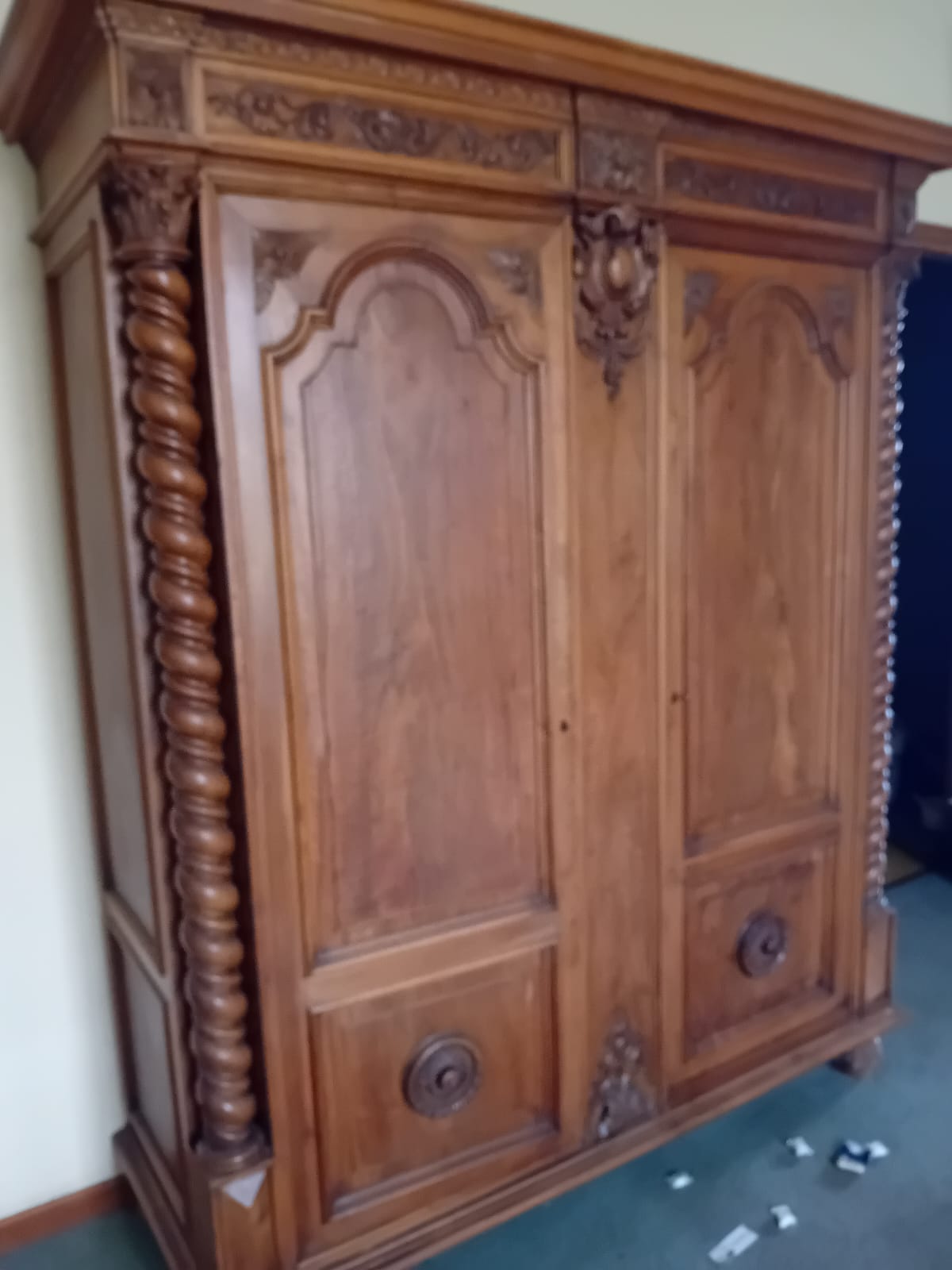 Armadio Neorinascimento primi 900 - immagine 3