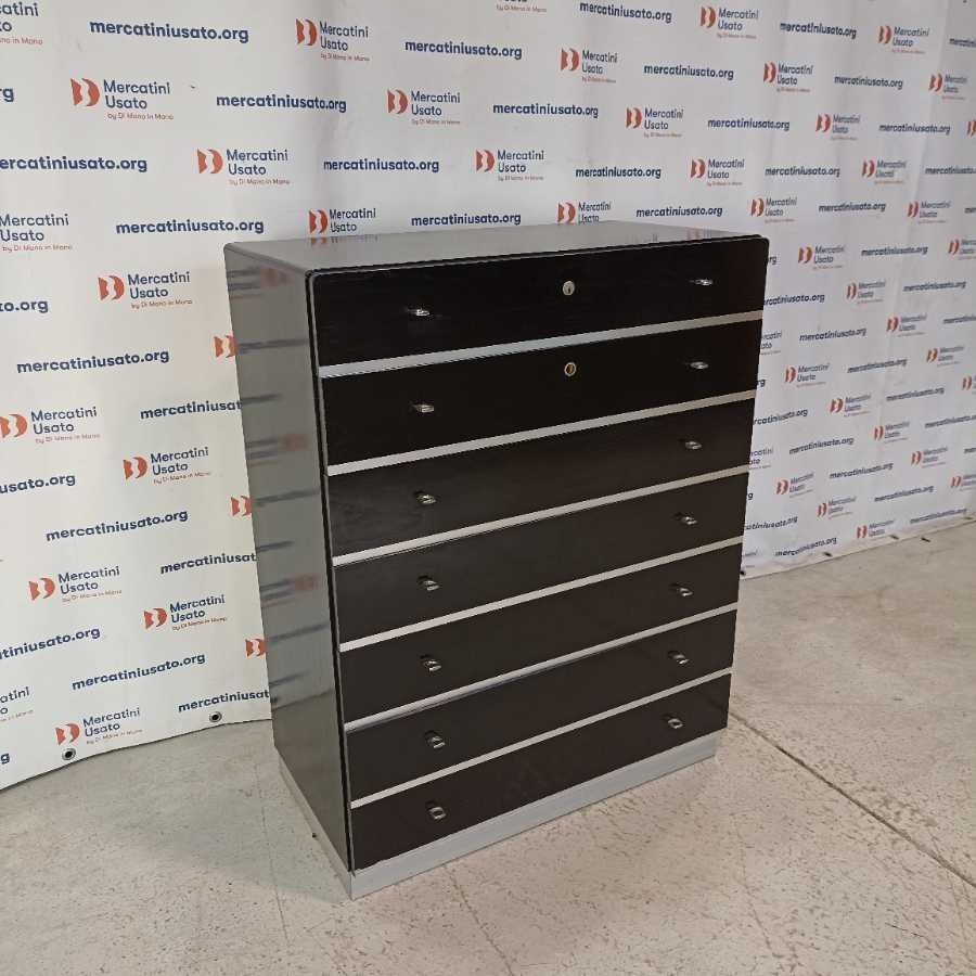 Settimanale laccato nero