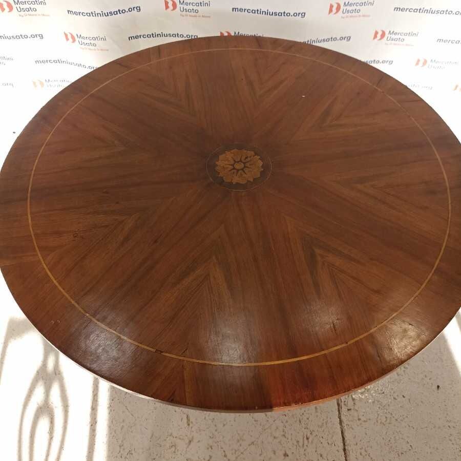 Tavolo Rotondo in stile prima metà 900 - immagine 3