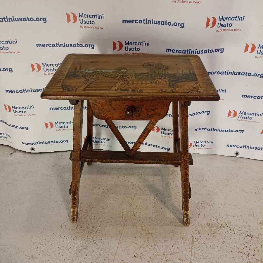 Tavolino decorato Vintage - immagine 2
