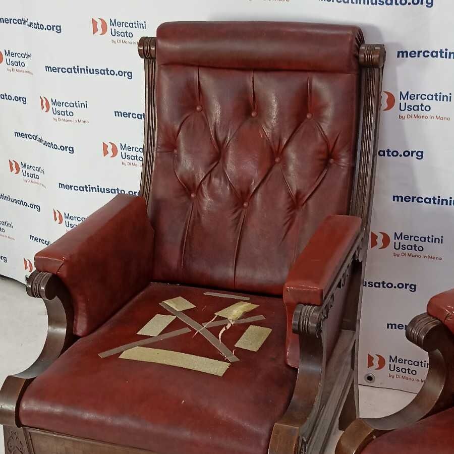 Coppia Poltrone stile Chester - immagine 3