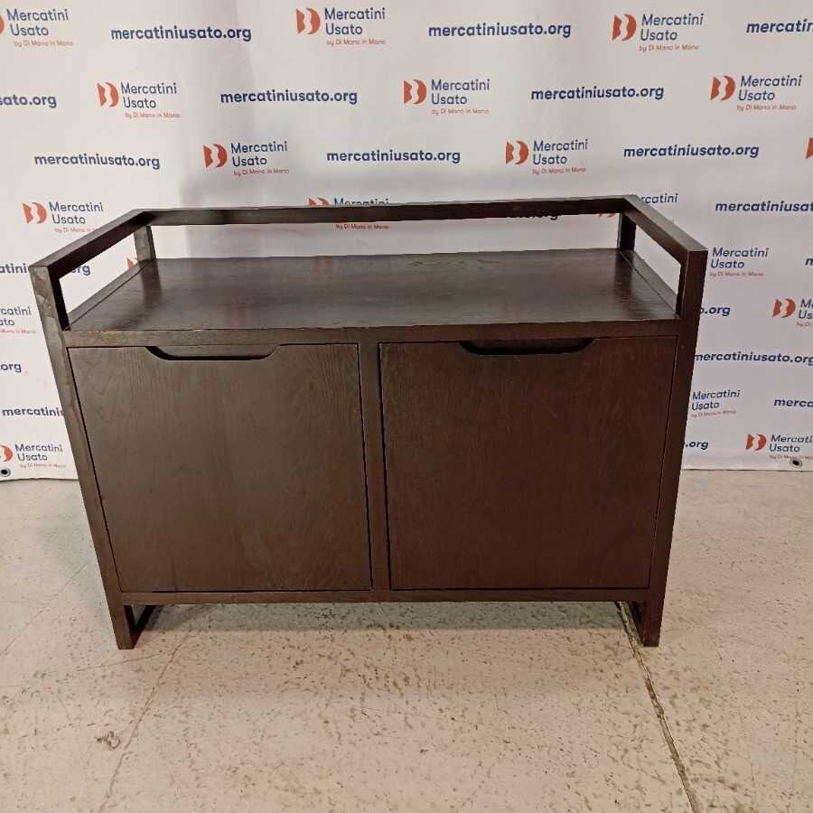 Credenza impiallacciata con legno esotico - immagine 2