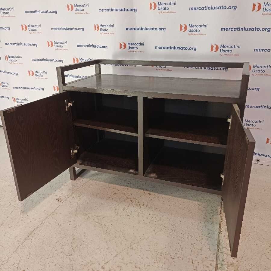 Credenza impiallacciata con legno esotico - immagine 3