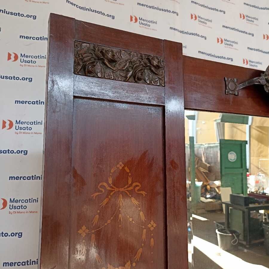 Comò con specchio Liberty primi 900 - immagine 3