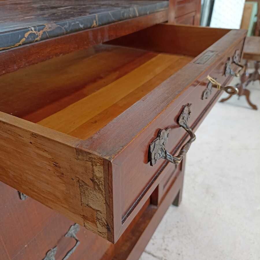 Comò con specchio Liberty primi 900 - immagine 6