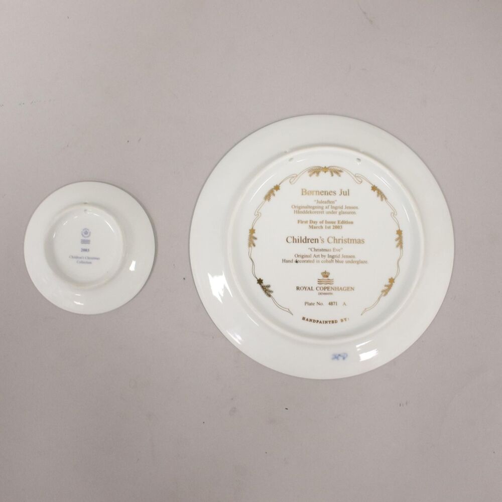 Royal Copenhagen Piatto di Natale Bambini 2003 - immagine 4