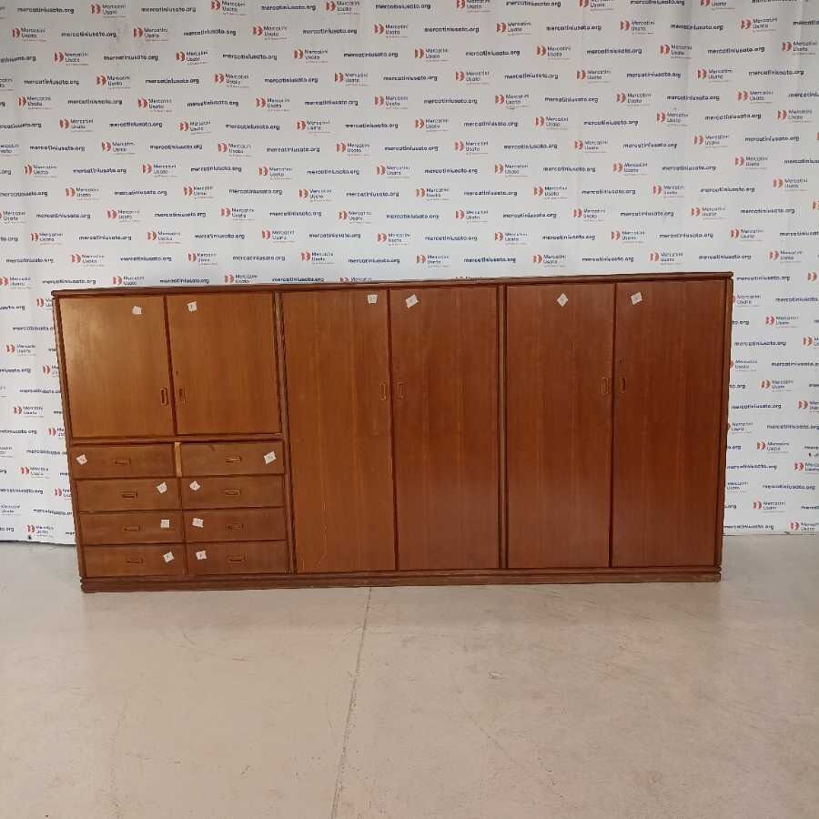 Armadio 6 ante con cassetti Vintage - immagine 2