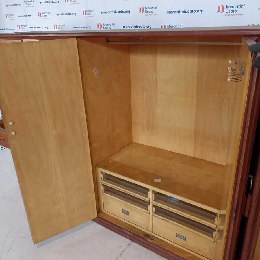 Armadio 6 ante con cassetti Vintage - immagine 5