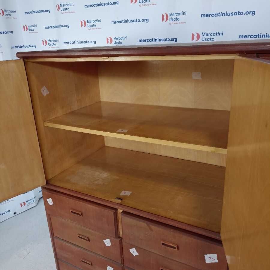 Armadio 6 ante con cassetti Vintage - immagine 7