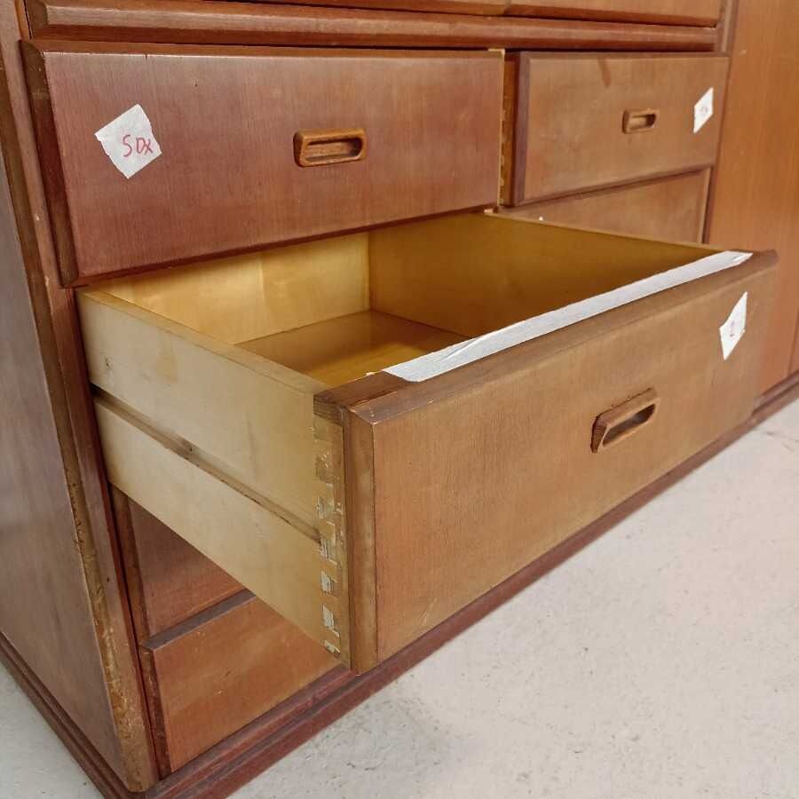 Armadio 6 ante con cassetti Vintage - immagine 8