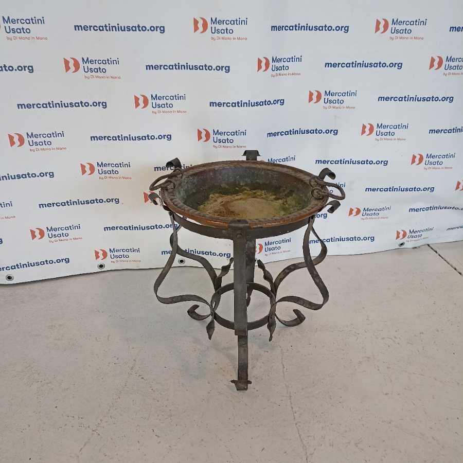 Braciere in ferro battuto di metà 900 - immagine 2