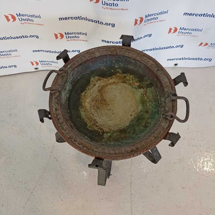 Braciere in ferro battuto di metà 900 - immagine 3