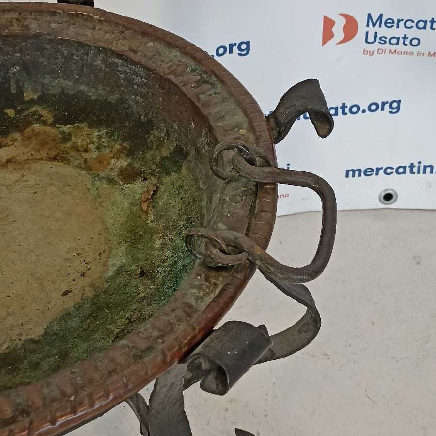 Braciere in ferro battuto di metà 900 - immagine 4