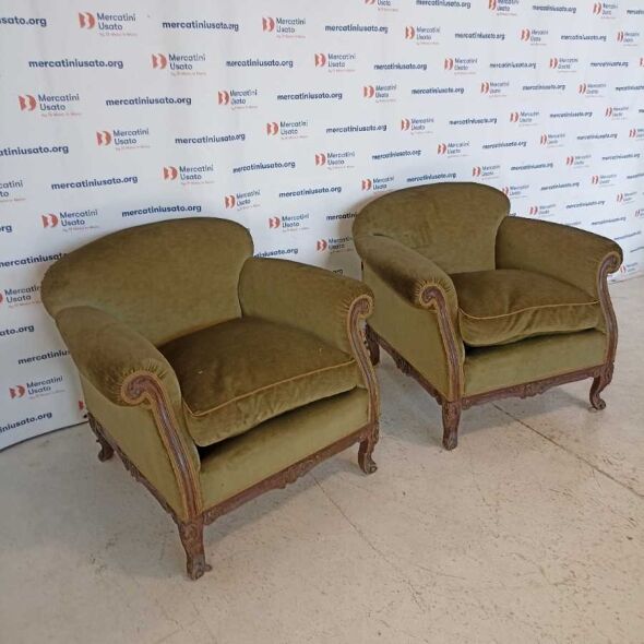 Coppia di Poltrone stile Barocco