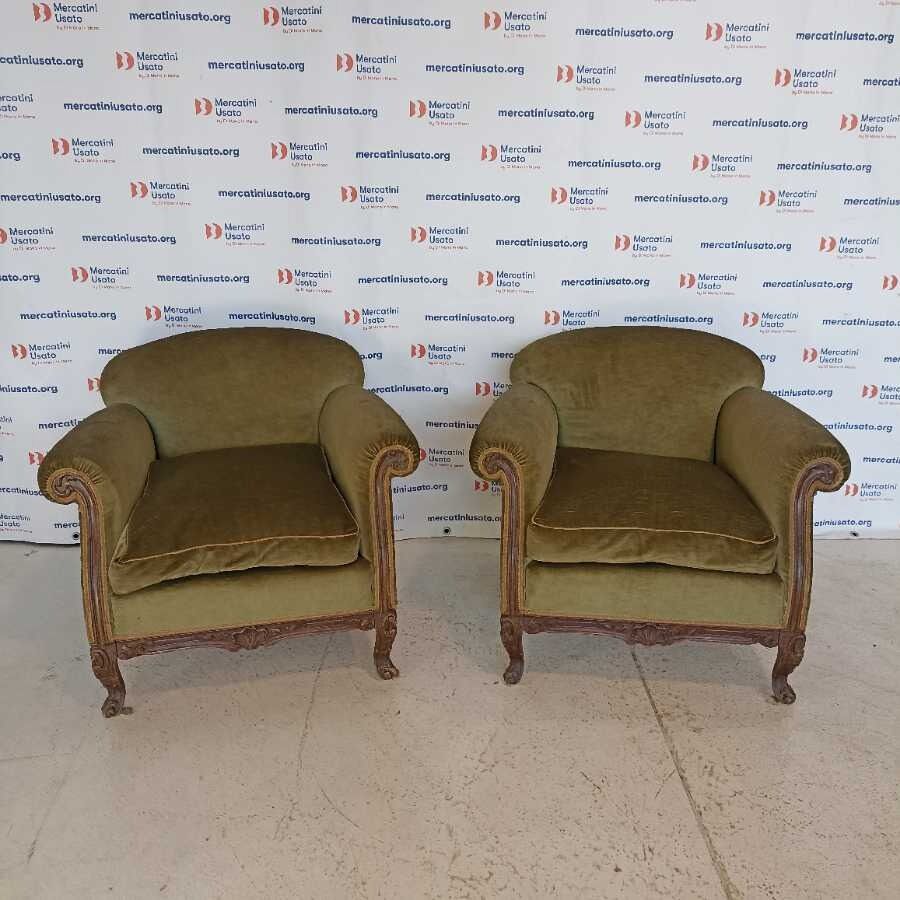 Coppia di Poltrone stile Barocco - immagine 2