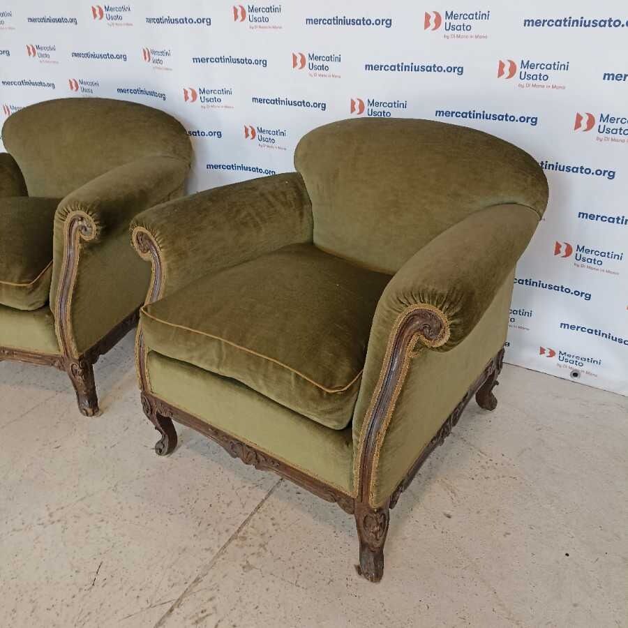 Coppia di Poltrone stile Barocco - immagine 3