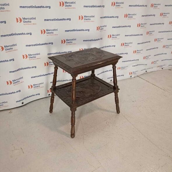 Tavolino intagliato stile Etnico