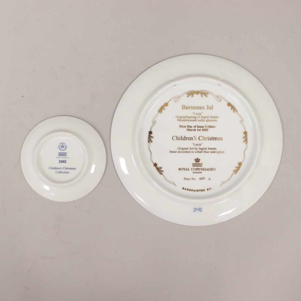 Royal Copenhagen Piatto di Natale Bambini 2002 - immagine 4