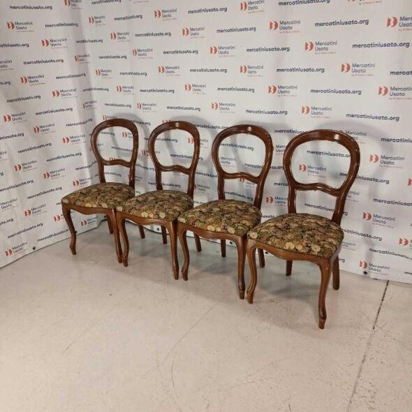 4 Sedie in stile Luigi Filippo