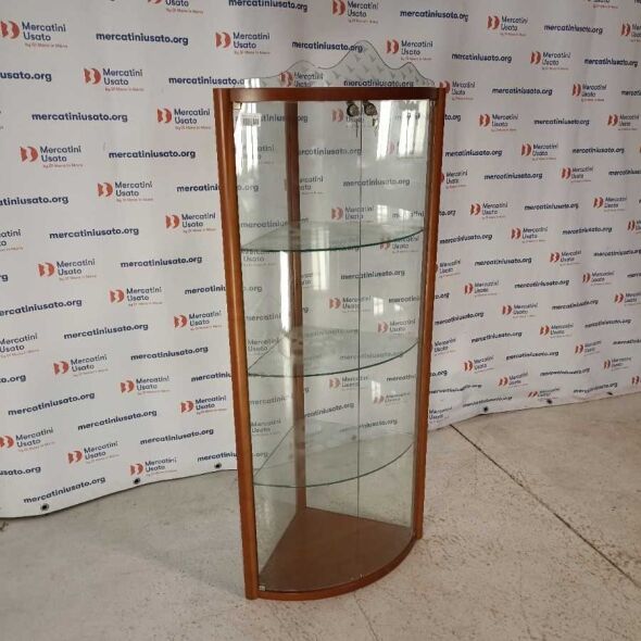 Vetrina Angolare con serratura