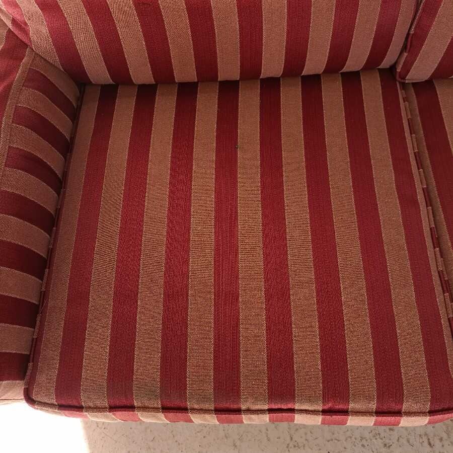 Divano sfoderabile 2 posti a righe Vintage - immagine 5