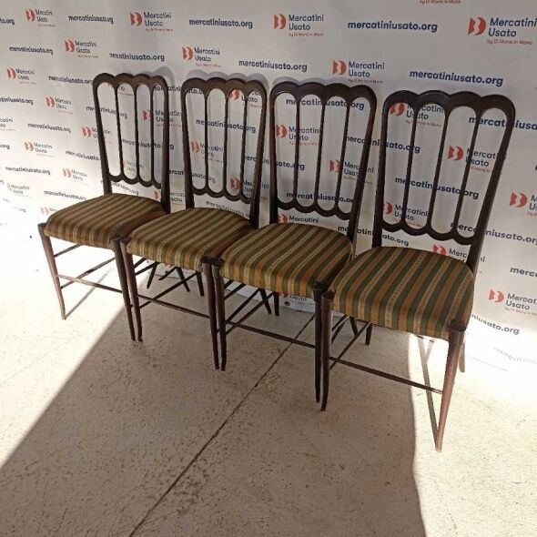 4 Sedie Chiavarine in stile