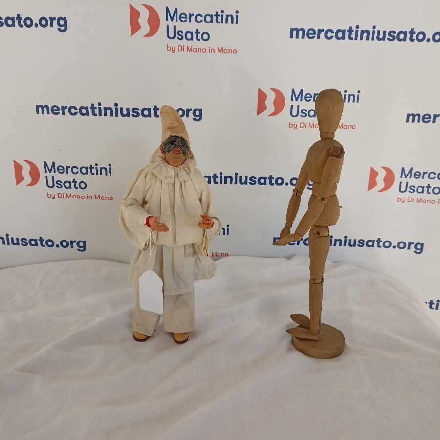 Pulcinella in Terracotta e stoffa - immagine 2