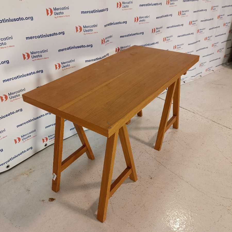 Tavolo con cavalletti Vintage - immagine 3