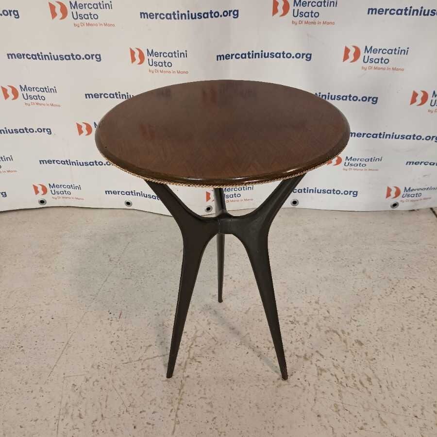 Tavolino rotondo design anni 60 - immagine 2