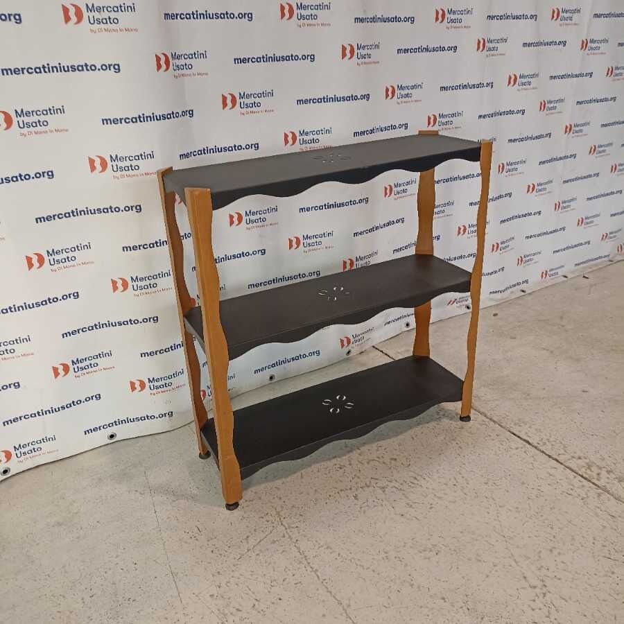 Libreria a 3 ripiani in metallo