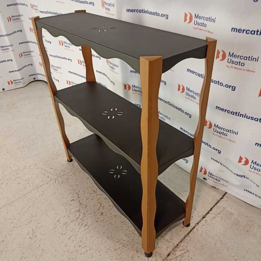 Libreria a 3 ripiani in metallo - immagine 3