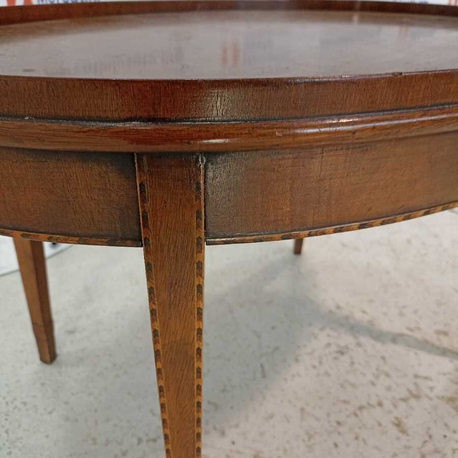 Tavolino ovale stile Luigi XVI - immagine 5