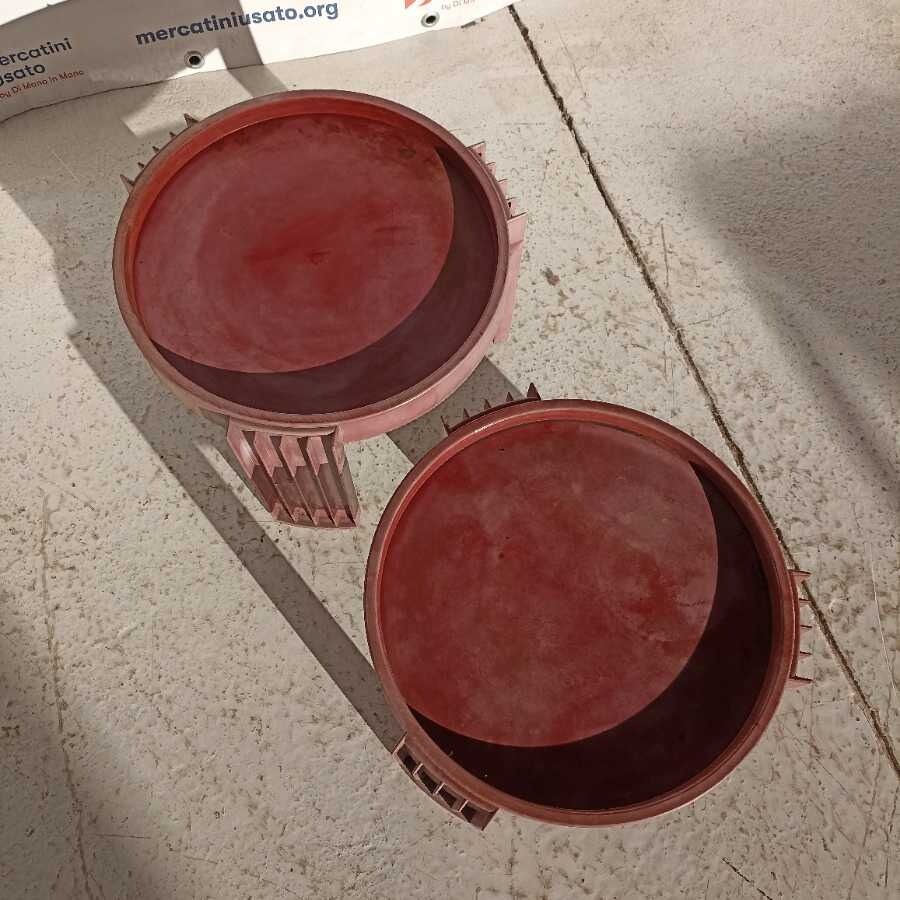 Coppia Tavolini impilabili Marema Frattini - immagine 3