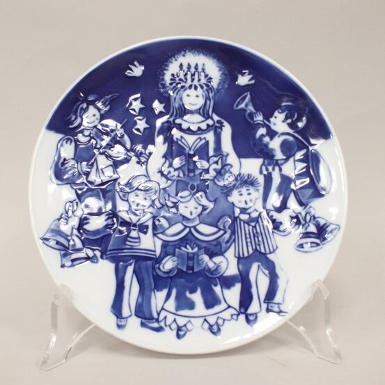 Royal Copenhagen Piatto di Natale Bambini 2002 Oggettistica