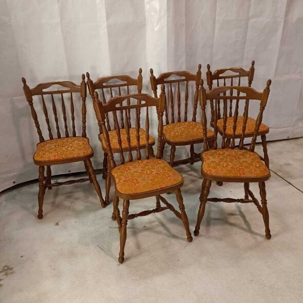 6 Sedie Vintage stile Country
