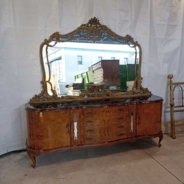 Credenza con Specchio Chippendale