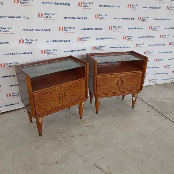 Coppia di Comodini Vintage anni 60