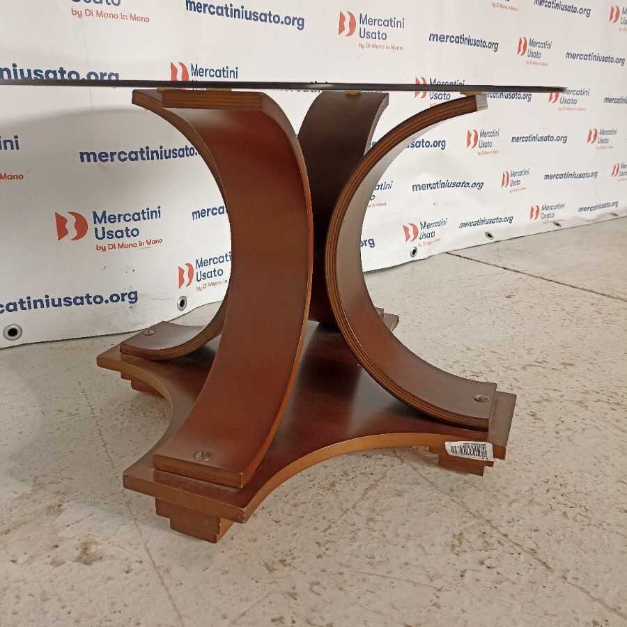 Tavolino Rotondo con vetro fumé - immagine 4